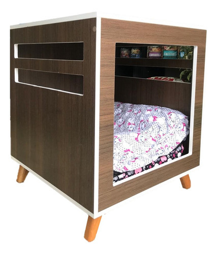 Mueble - Cama Para Mascotas | Medidas: 60 Cm X 60 Cm X 70 Cm