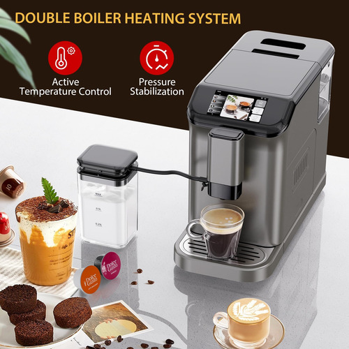 Máquina De Café Espresso Totalmente Automática, Cafetera De