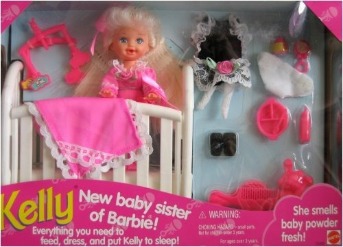 ¡barbie Kelly New Baby Sister Of Barbie! Set (1994)