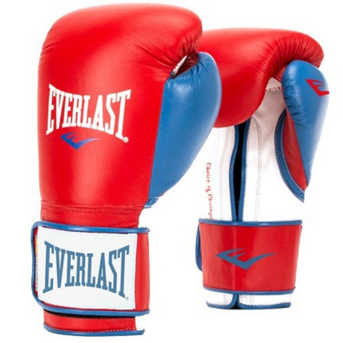 Guantes Boxeo Kick Boxing Everlast Powerlock 12 14oz Rojos