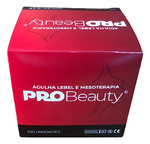 Agulha de Botox Lebel 4mm 100 Unidades