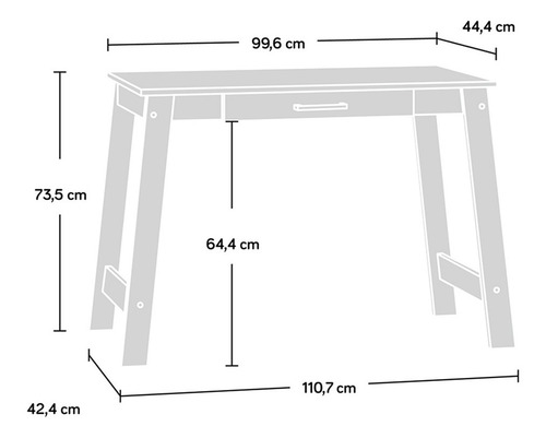 Mueble Escritorio/mesa P/computadora Manhattan Gate 424259