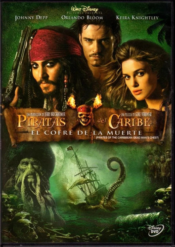 Piratas Del Caribe 2 El Cofre De La Muerte Dvd Nuevo Cerrado