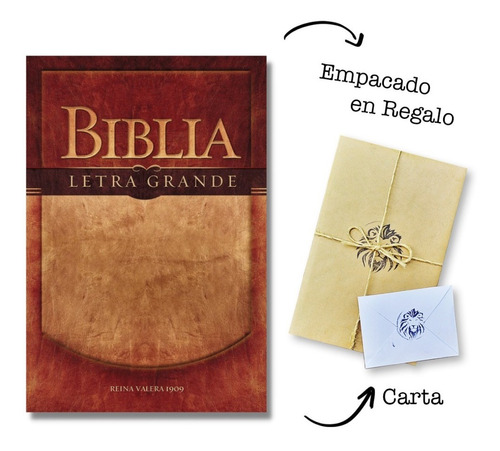 Biblia Letra Grande Reina Valera 1909 Tapa Blanda