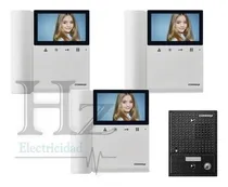 Comprar Commax Portero Electrico Visor Kit Frente + 3 Monitores 43k