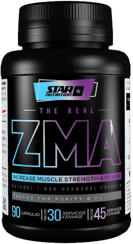 Imagen 1 de 9 de Zma Star Nutrition 90 Cap Precursor De Testosterona Magnesio