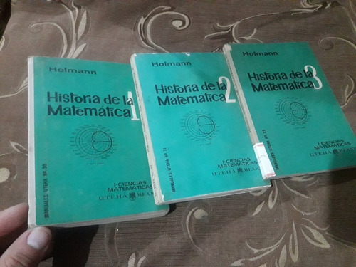 Libro Historia De La Matemática Hofmann 3 Tomos