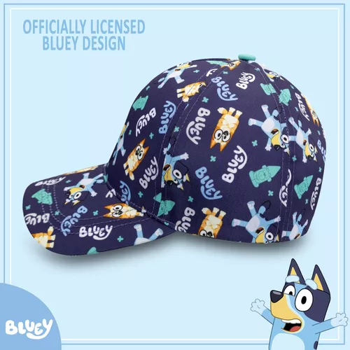 Bluey Gorra de béisbol para niños pequeños – Lindo sombrero para niños –  Gorra ajustable para niños – Divertida gorra de béisbol para niños con