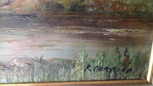 P. Carrillo Tamaño ( 70 X 50 Cm ) Óleo Sobre Tela