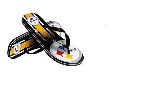 Nfl Chinelo Licenciado Oficial Unissex Pittsburgh Steelers