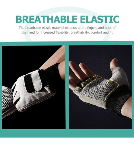 1 Par De Guantes De Gimnasio Transpirables, Portátiles