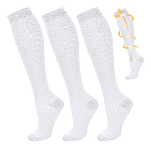 Calcetines De Compresión Para Mujeres Y Hombres, 3 Pares