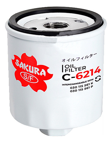 Filtro De Aceite Sakura Gol L4 1.6l Volkswagen 08/20