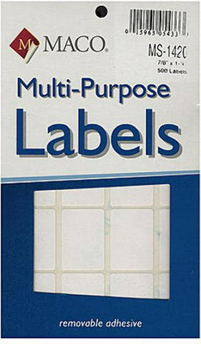 Etiqueta - Maco Multi-purpose Handwrite Labels - 7/8 In. X 1