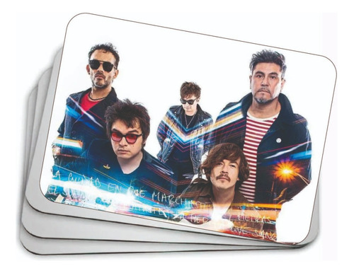 Mousepad  Los Bunkers  Chilenos Rock Español 21 Cm X 17 Cm 