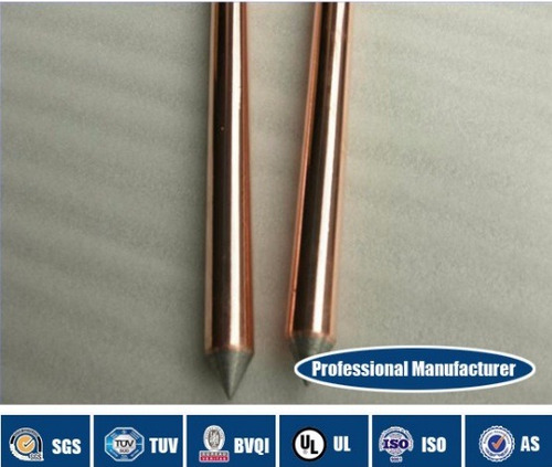 Varilla Copperweld   1/2x1mt Más Conector 6$