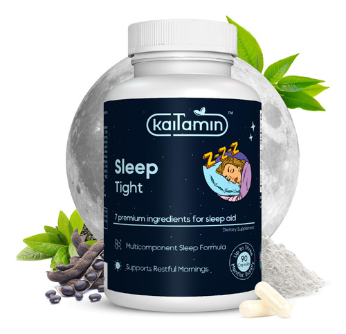 Kaitamin Ayuda Natural Para Dormir De Melatonina, Teanina, 5