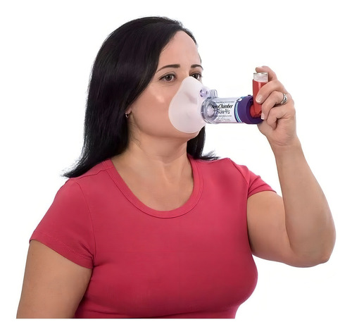 Aerochamber Plus Flow-vu Cámara Espaciadora P/adulto Chica