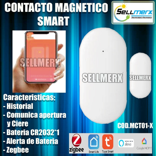 Contacto Magnetico Smart Mct01-x