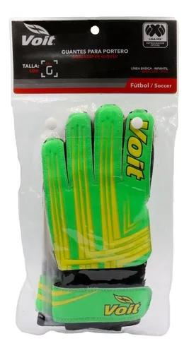 Guantes Voit Portero Fútbol Infantil Palma Plana Niño Kids