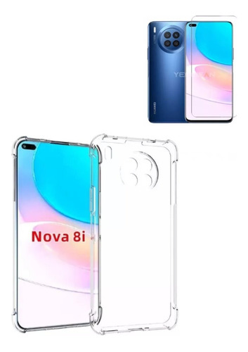 Funda Case Reforzado Mas Vidrio Templado Para Huawei Nova 8i