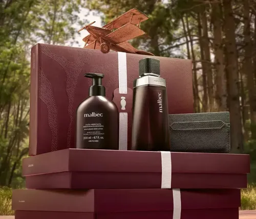Kit Presente Malbec Pais O Boticário 3 Itens C/carteira | MercadoLivre