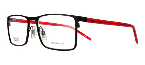 Lentes Hugo Boss Hg 1056 003 Matte Black Red Men