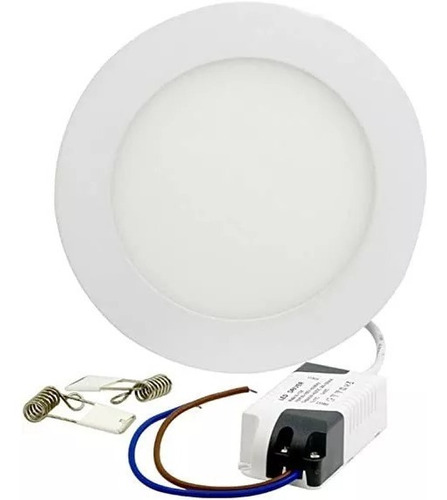 Pack  3 Lamparas Panel Led Redonda Empotrar 15 Watts 85/265v