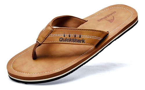 Quickshark Sandalias De Cuero Para Hombre, Con Soporte De Ar