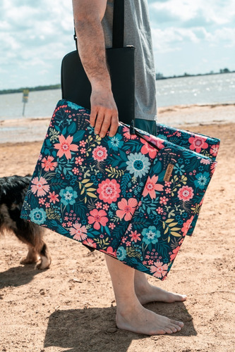 Kit X2 Reposera Portatil Plegable Cubritas Bolso Playa Silla