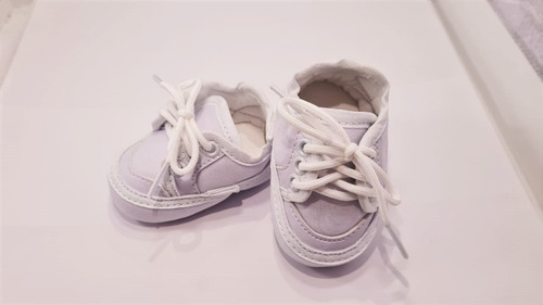 Imagem 3 de 10 de Tênis Bebê Unisex, Tam 13 Ao 17 Sapatinho Batizado Branco