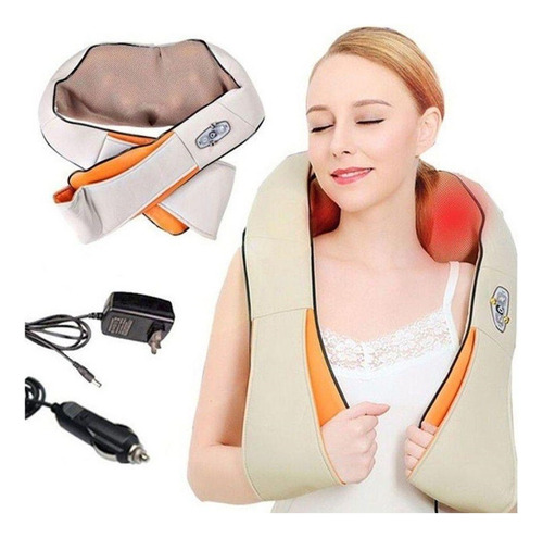 Massageador Portátil Shiatsu Pescoço Lombar Relaxamento