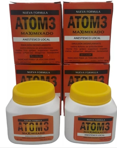 Atom3 Maximizando Gel  (pack De 20 Potes )