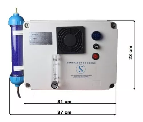 Generador de ozono combinado para agua y aire Airpurtec OXW2G de 2 Gramos/h