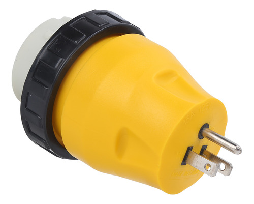 Adaptador De Bloqueo Eléctrico Rv 15a A 50a Hembra Twist Loc