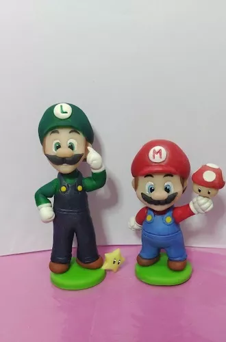 Adorno En Porcelana Fria - Personajes Mario Bros