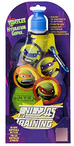 Zak Designs Teenaged Mutant Ninja Turtle Botella De Agua Ple