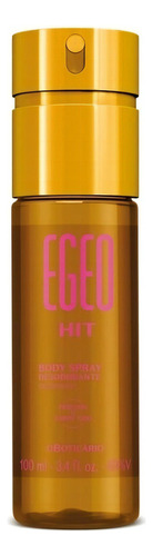 Egeo Hit Body Spray Desodorante 100ml, O Boticário