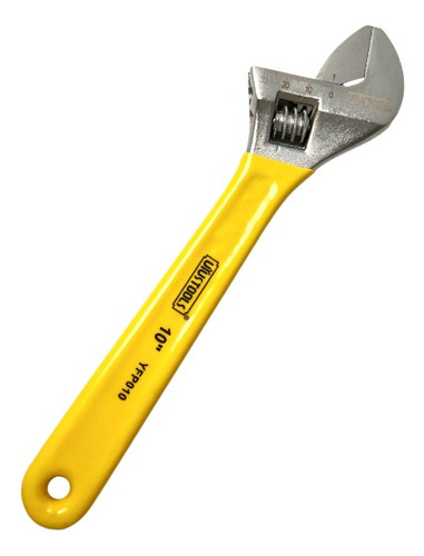 Llave Francesa Profesional 8 PuLG Cromada Con Grip Uyustools