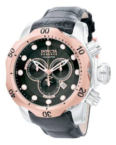 Reloj  0360 Para Hombre Cronógrafo Con Correa De Cuero