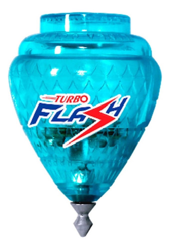 1 Trompo Turbo Flash Velocidad Force Cometa Sin Luz Elige Co Azul Acero