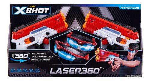 Pistolas X-shot Ultimate Laser 360º  2 Pistolas  2 Lentes Ub