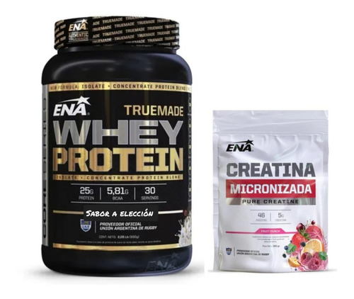 Whey Protein True Made V/sab + Creatina F.punch 300g - Ena