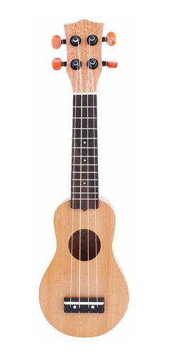 Imagen 1 de 1 de Ukelele 17 Portatil Solido Mini Guitarra Viaje Bolsa