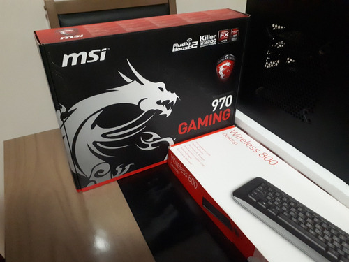 Pc Gamer Completo Amd 3.2ghz 8gb LG 24 R9 380 1tb Ssd 128gb