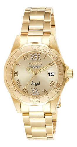 Angel Reloj De Cuarzo Con Visualización Analógica