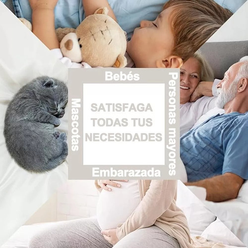 Protector De Colchón Impermeable Con Dos Fundas De Almohada