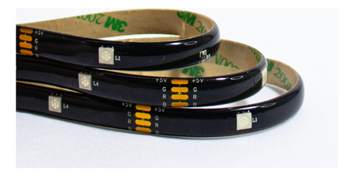 Fita Led Ultra Rgb Com Sensor Ritmitco 2 Metros Com Controle