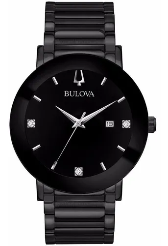 comprar Reloj Bulova Diamond Con 3 Diamantes Original 98d144