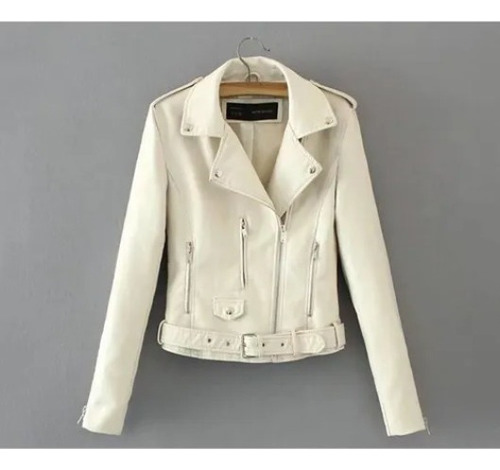 Chaqueta De Cuero De Moda For Mujer